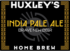Huxley label IPA bravenewbeer